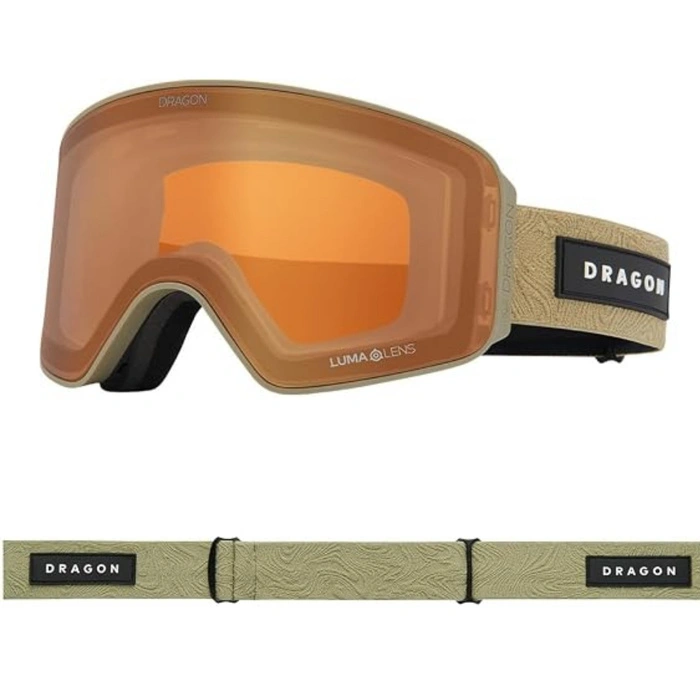 Gogle snowboardowe Dragon NFX MAG OTG Earth dwie szyby S3 + S1 unisex