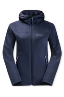Bluza damska Jack Wolfskin Hirschberg z kapturem trekkingowa