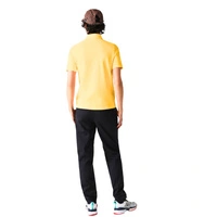 Koszulka damska Lacoste Regular Fit Polo bawełniana żółta r. XXS