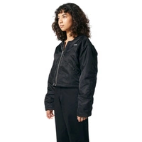 Kurtka damska HUF Paisley Satin bomberka z naszywkami czarna r. S