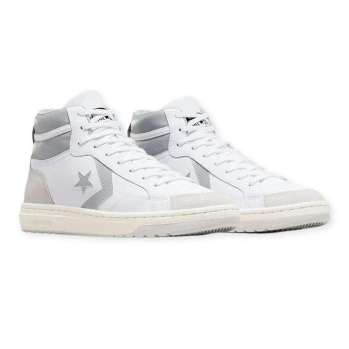 Buty męskie Convers Pro Blazer trampki wysokie skórzane biało-szare r. 42