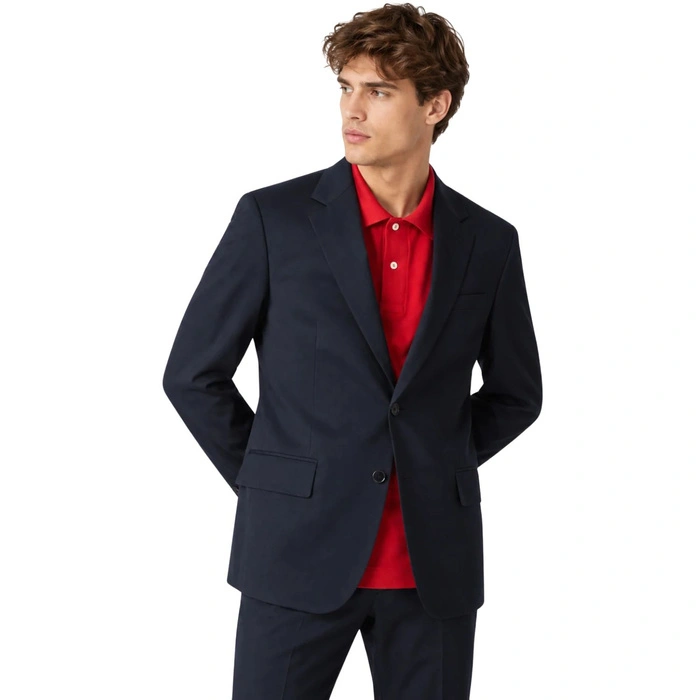 Marynarka męska Lacoste klasyczna elegancka granatowa r. S/M