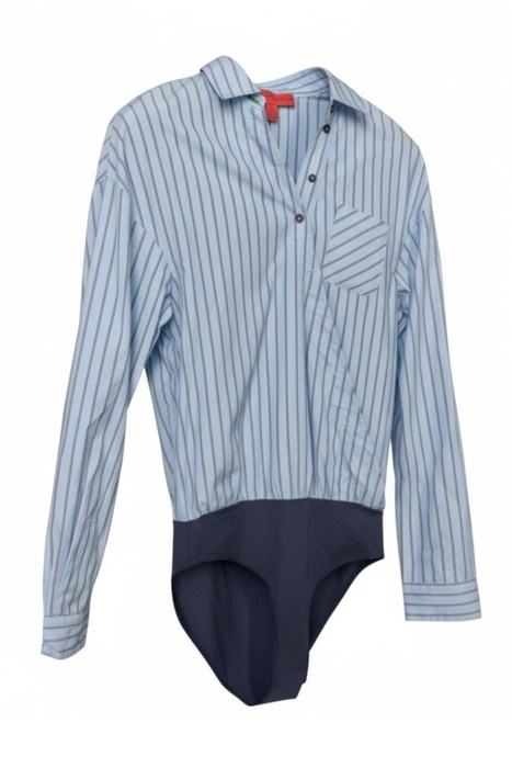 Koszula damska Tommy Hilfiger Collection body niebieskie r. XS