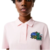 Koszulka damska Lacoste Lacoste Holiday Polo klasyczna różowa r. XS