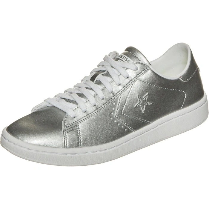 Buty damskie Converse Pro Leather niskie srebrne r. 38