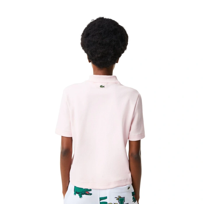 Koszulka damska Lacoste Lacoste Holiday Polo klasyczna różowa r. XXS