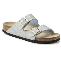 Klapki damskie Birkenstock Arizona BS regular birko-flor niebieskie r. 37