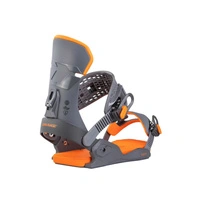 Wiązania snowboardowe Drake Fifty unisex szaro-pomarańczowe r. L