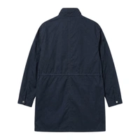 Kurtka męska Zara długa parka oversize granatowa r. S-M