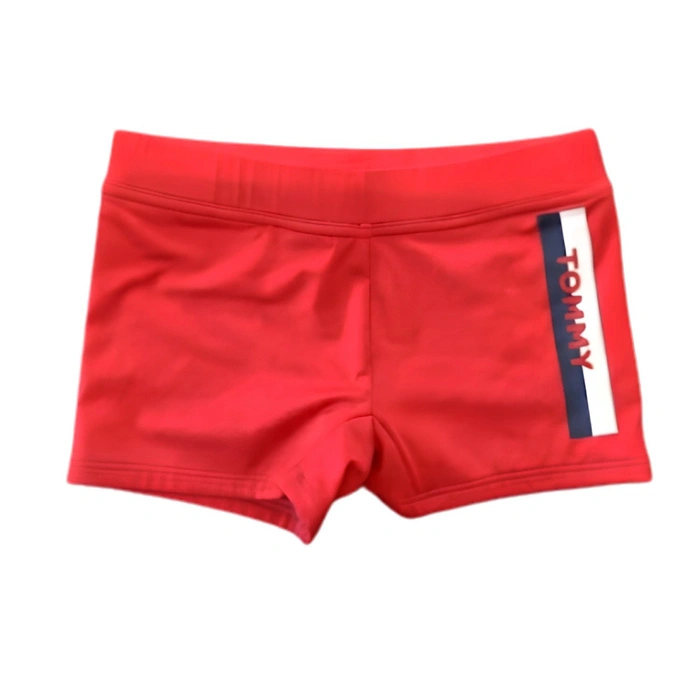 Spodenki chłopięce Tommy Hilfiger Trunk kąpielowe czerwone r. 128