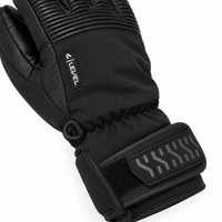 Rękawice narciarskie Level Wrangler PrimaLoft skórzane czarne r. S / 7