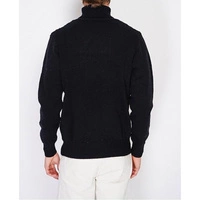 Sweter męski C&JO golf czarny ze splotem