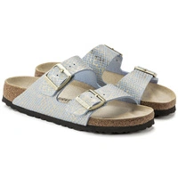 Klapki damskie Birkenstock Arizona BS regular birko-flor niebieskie r. 37