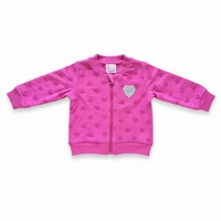 Bluza dziewczęca Chicco bawełniana różowa w serduszka r. 62