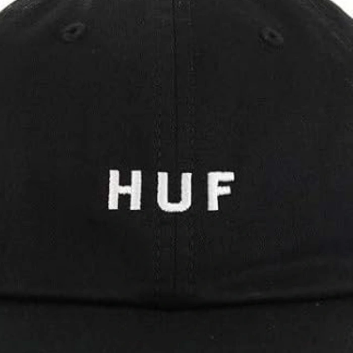 Czapka z daszkiem męska HUF Essentials Og snapback bawełniana czarna