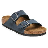 Klapki unisex Birkenstock Arizona profilowane granatowe
