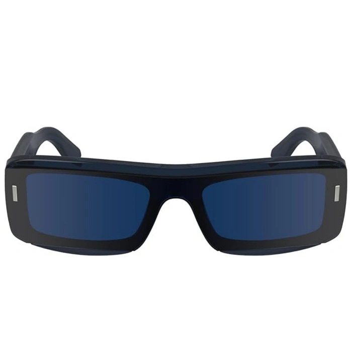 Okulary przeciwsłoneczne Calvin Klein CK24503S 438 niebieskie unisex prostokątne