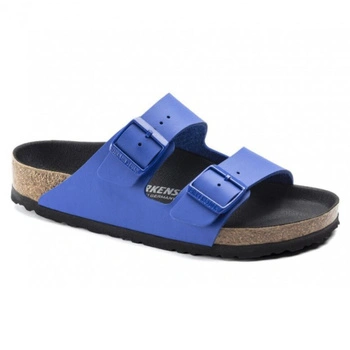 Klapki damskie Birkenstock Arizona BS birko-flor niebieskie r. 41