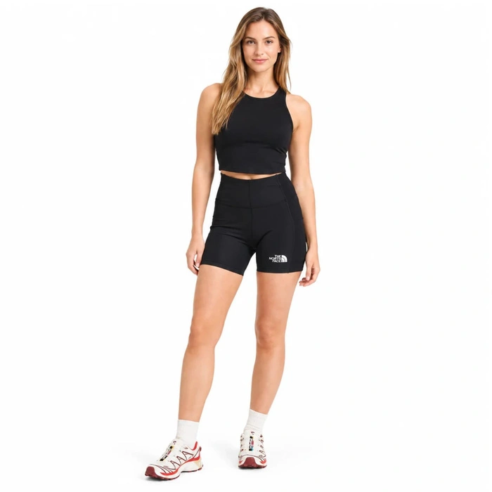 Spodenki treningowe damskie The North Face W Perf Rib Short kolarki r. S