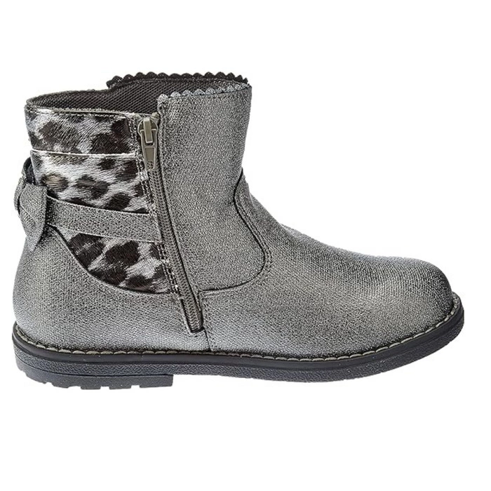 Buty dziecięce Chicco botki zasuwane srebrne r. 23