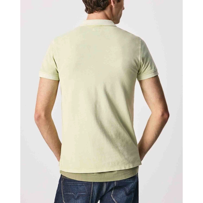 Koszulka męska Pepe Jeans Vincent polo zielona klasyczna