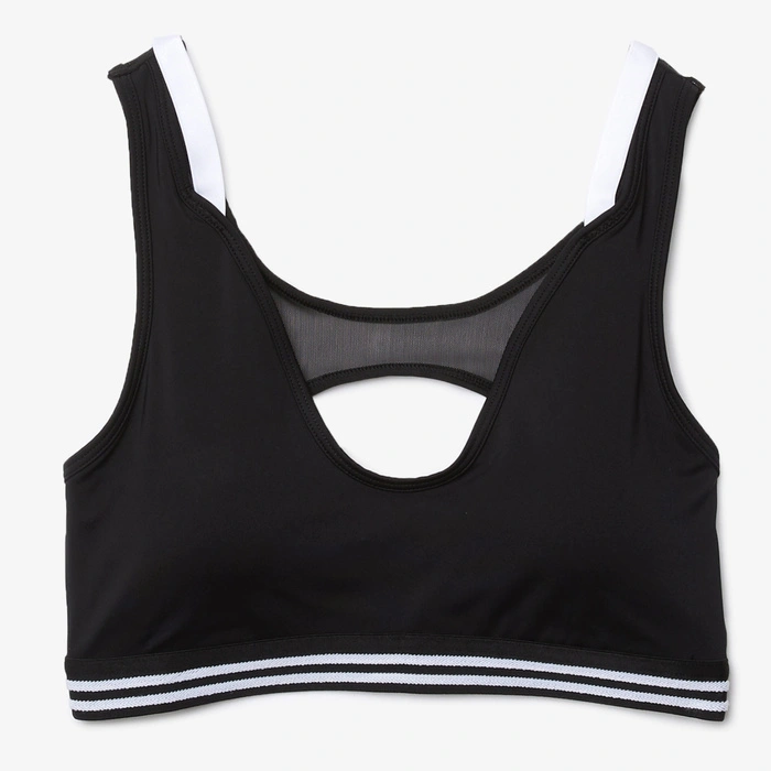 Top sportowy Lacoste Sport biustonosz treningowy czarny r. M
