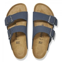 Klapki unisex Birkenstock Arizona profilowane granatowe