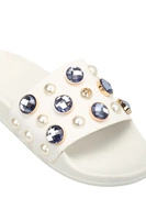 Klapki damskie Tory Burch Vail plażowe z dżetami r. 36,5