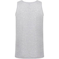 Koszulka unisex Fruit Of The Loom Valueweight szara bez rękawów r. S
