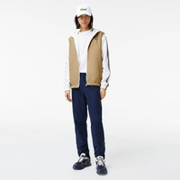 Kompletny męski Lacoste Sport spodnie + kurtka granatowo-beżowy r. XS