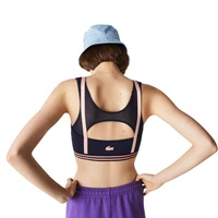 Top sportowy Lacoste Sport biustonosz treningowy granatowy r. S