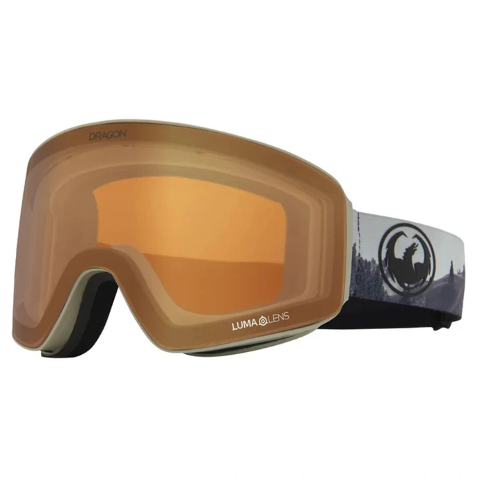 Gogle narciarskie Dragon PVX Midnight snowboardowe dwie szyby S4 + S1 unisex