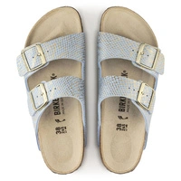 Klapki damskie Birkenstock Arizona BS regular birko-flor niebieskie r. 37