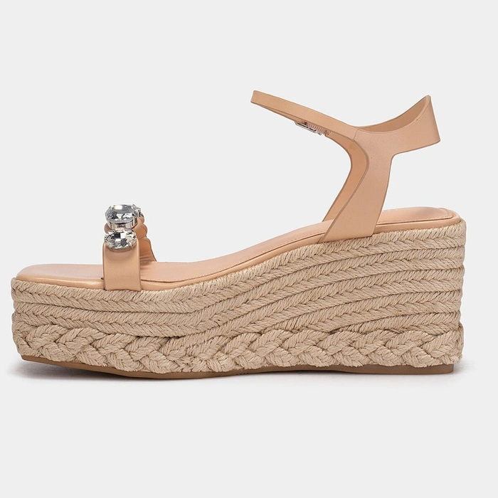 Sandały damskie Guess Osia espadryle na koturnie r. 38