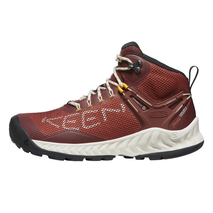 Buty trekkingowe damskie Keen Nxis Evo Wp Mid wodoodporne czerwone r. 35,5