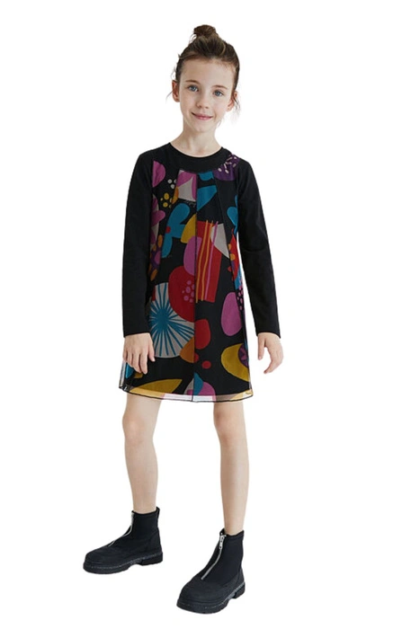 Sukienka dziewczęca Desigual Bottoms kolorowa r. 158