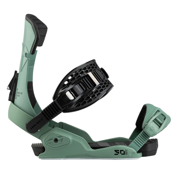 Wiązania snowboardowe Drake Fifty męskie czarno-zielone r. M