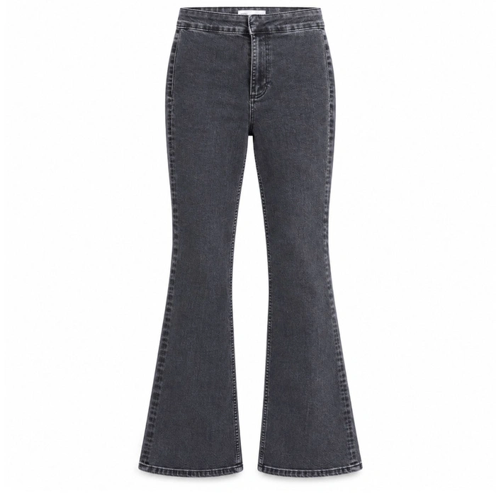 Spodnie damskie Zara skinny flare jeansy czarne r. XS