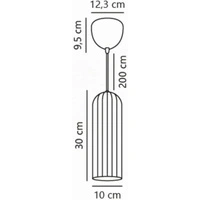 Lampa sufitowa Nordlux Miella wisząca biała 