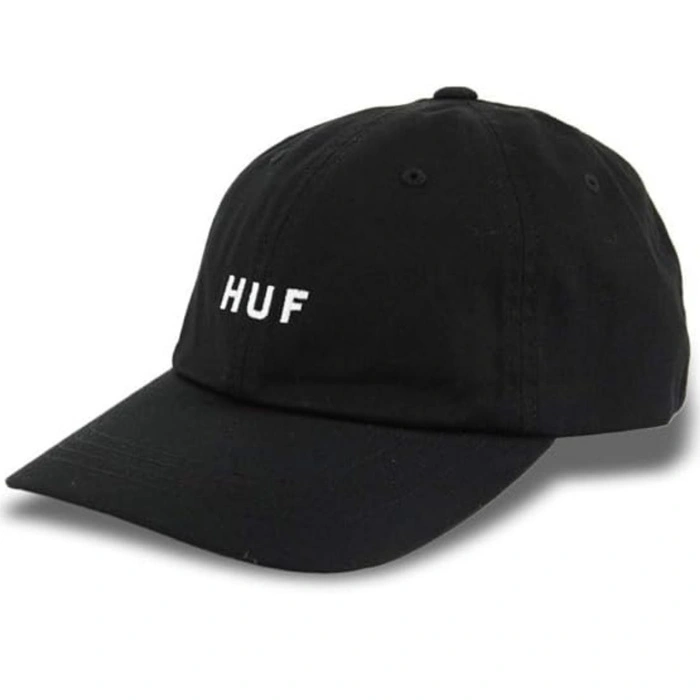 Czapka z daszkiem męska HUF Essentials Og snapback bawełniana czarna