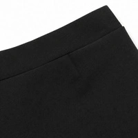 Spodnie damskie Zara eleganckie z rozcięciami szerokie czarne r. L