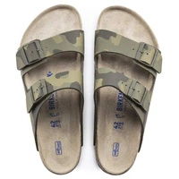 Klapki męskie Birkenstock Arizona bs regular z miękką wkładką moro r. 44