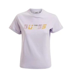 Koszulka damska Guess Active t-shirt fioletowy luźny