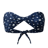 Góra od bikini Billabomg Sea Side Bandeau strój kąpielowy damski granatowy r. M