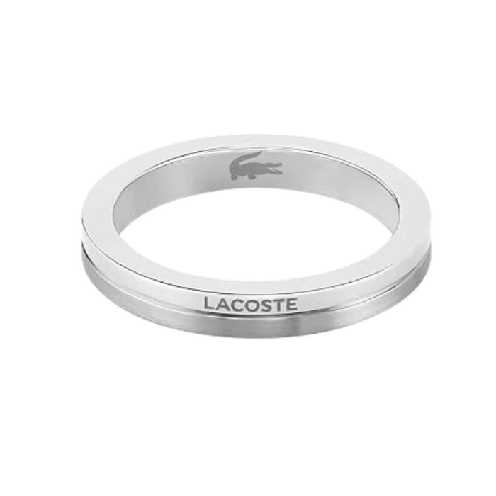 Pierścionek Lacoste Virtua ze stali nierdzewnej srebrny 17,8 mm