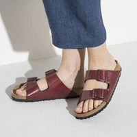 Klapki damskie Birkenstock Arizona bordowe r. 38