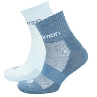 Skarpety Salomon Evasion sportowe hikingowe niebieskie 2PAK