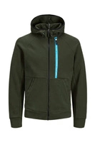Bluza męska Jack&Jones Burnind Sweat Zip Hood rozsuwana z kapturem