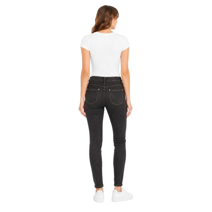 Spodnie damskie Zanku Denim jeansy skinny czarne r. XXL