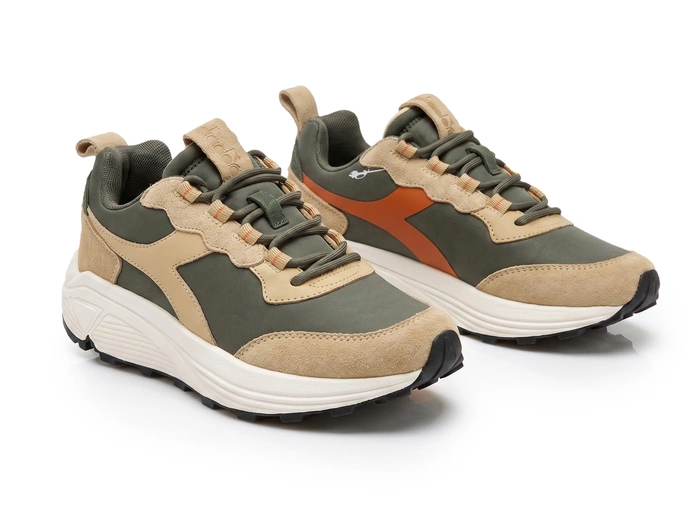 Buty damskie Diadora Rave Full Grain Suede sneakersy klasyczne khaki r. 38